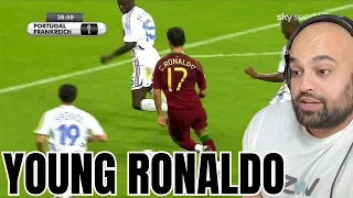 FOOTBALL/SOCCER NOOB REACTS to Young Ronaldo was INSANE!