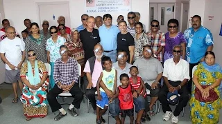 Fijian Acting Prime Minister Hon. Aiyaz Sayed-Khaiyum visits the Ba Vision Eye Clinic.