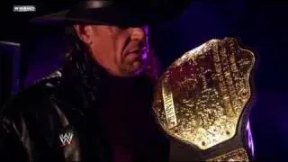 The Undertaker in whc championship in bragging rights