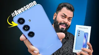 Samsung Galaxy A54 Unboxing & First Impressions⚡4+5 Years Of Updates,IP67,GG5 & More