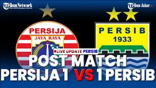 🔵Post Match Press Conference Persija Jakarta (1) VS (1) PERSIB Bandung | Pekan ke-11 Liga 1