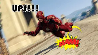 GTA 5 Impressive Ragdolls #89 ( What's happen when Flash falling over?  )