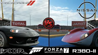 Forza 7 Mile Drag: 99 Viper GTS VS 67 Nissan R380