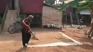 Cambodia || Rural life in Kaong Kang Village || Tboung Khmum Province