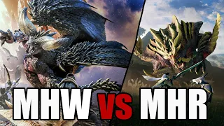 Monster Hunter World vs Monster Hunter Rise