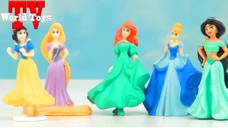 Принцессы Диснея Арина открывает яйца Плей До с принцессами Disney princess