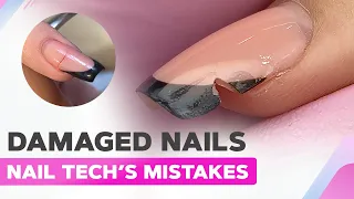 Fixing Manicure Mistakes | Complex Nail Fill | Nail Art Idea