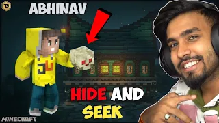 MINECRAFT HIDE AND SEEK IN HAUNTED CASTLE PART 2 I TECHNO GAMERZ | UJJWAL GAMER