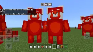 Turning Red ADDON in Minecraft PE