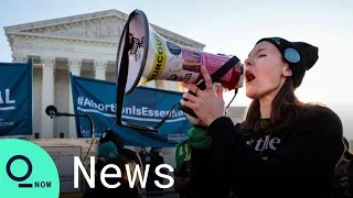 Protests Outside Supreme Court Ahead of Abortion Showdown