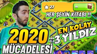 2020 MÜCADELESİ EN KOLAY 3 YILDIZ NASIL ALINIR? ( 3 Farklı Taktik )- 2020 Challenge - CLASH OF CLANS