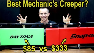 Best Mechanic’s Creeper? Daytona vs Snap On! Let’s Find Out!