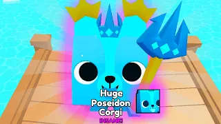 Video Ends When I Get HUGE POSEIDON CORGI.. (Pet Simulator 99)