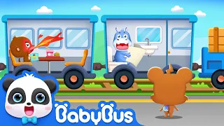 Baby Panda Learns Transport | Best Jobs & Professions for Kids | BabyBus Game