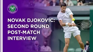 Novak Djokovic Second Round Post-Match Interview | Wimbledon 2021