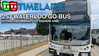 TT Timelapse - 25J Waterloo GO Bus