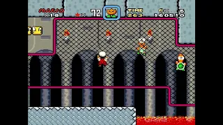 Super Mario World - Extra Lives Trick - Castle #1 (Iggy's Castle)