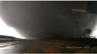 Illinois Tornado April 9, 2015 [Crazy footage - Video by Sam Smith]