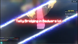 Telly Bridging in Hypixel BedWars