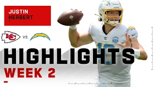 Herbie Fully Loaded! Every Justin Herbert Completion in 1st NFL Game | NFL 2020 Highlights