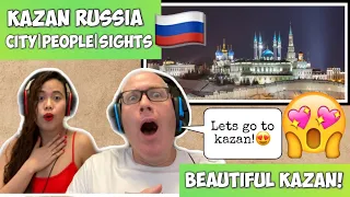 KAZAN RUSSIA 4K (City | People | Sights) | REACTION!BEAUTIFUL KAZAN!🇷🇺