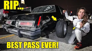 FASTEST DRAG PASS EVER ENDS IN DISASTER! WE SENT IT A LITTLE TOO HARD BOYS...