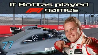 If Bottas played F1 games