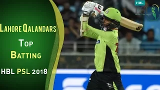 Lahore Qalandars Batting | Lahore Qalandars Vs Quetta Gladiators | Match 5 | HBL PSL 2018|M1F1