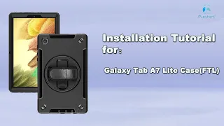 How to install Samsung Galaxy Tab A7 Lite case