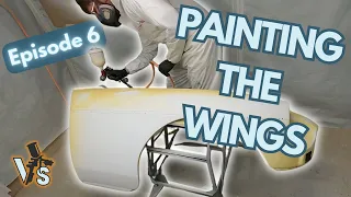 MGB GT Restoration Project - Episode 06 - Painting The Wings