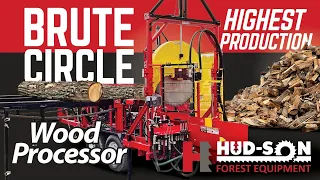 Hud-son Brute Circular Wood Processor for High Production