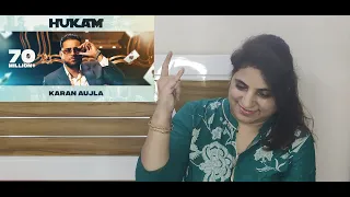 Reaction on Hukam (Full Video) Karan Aujla | Rehaan Records | Aao React Kare