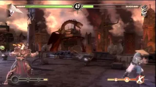 Mortal Kombat 9 - How to Beat Shao Kahn vs Raiden (EASY) HD