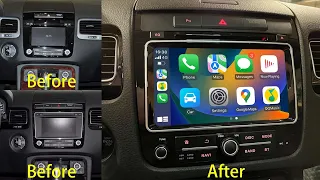 VW Touareg 2011-2017 RCD550 Aftermarket Radio Replacement