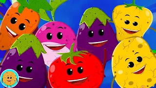 Ten Little Vegetables, Learning Video and Preschool Rhyme for Kids