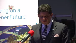 Fijian AG Hon. Aiyaz Sayed-Khaiyum delivers High Level Green Finance Reception at German Museum