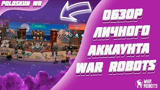 Что у меня в ангаре? Обзор ЛИЧНОГО аккаунта War Robots!