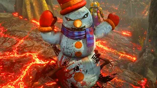 This Is What Happens When The Entity Gets The Snowman...