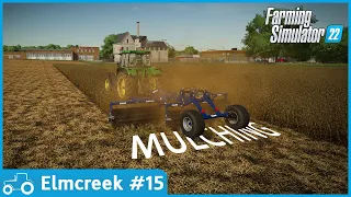 Elmcreek #15 FS22 Timelapse Harvesting Sorghum, Mulching Fields, Building A Tailor's & Sowing Canola