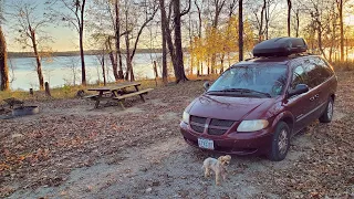 First Days Of VanLife | Free camping down by the river (Shawnee NF - Illinois)