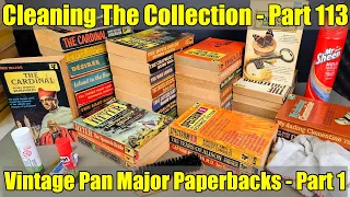 Unintentional ASMR - Cleaning The Collection - Part 113 - Vintage Pan Major Paperbacks - Part 1