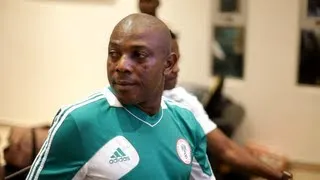 Rare Super Eagles Pre-game Team-Talk by Stephen Keshi