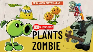Plants vs  Zombies 2023 level 5-9 roof top