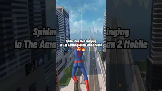 Marvel's Avengers Spider-Man Web Swinging Vs The Amazing Spider-Man 2 Mobile #shorts #mcu #spiderman