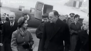 Princess Margaret visits Paris (1951)