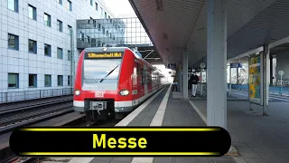 S-Bahn Station Messe - Frankfurt 🇩🇪 - Walkthrough🚶