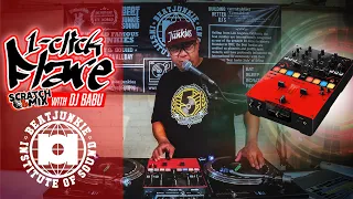 1-Click Flare Scratch Tutorial with DJ Babu  | Scratch & Mix #2 | Beat Junkies Institute of Sound