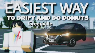 TUTORIAL ON HOW TO DO DONUTS ON Greenville Roblox | Easiest Way! | EuCars