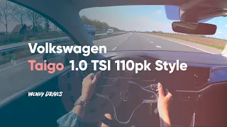2022 Volkswagen Taigo 110HP (81kW) POV test drive, virtual test drive, car review