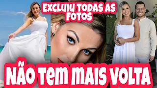 Andressa Urach exclui todas as fotos do Instagram após anuncio de separação